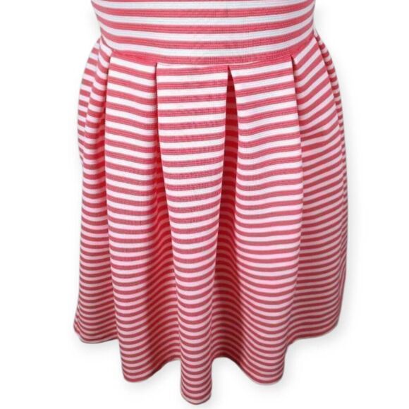POOF GIRL PINK & WHITE STRIPE EMBELLISHED DRESS SZ.YL EUC. - Picture 3 of 6